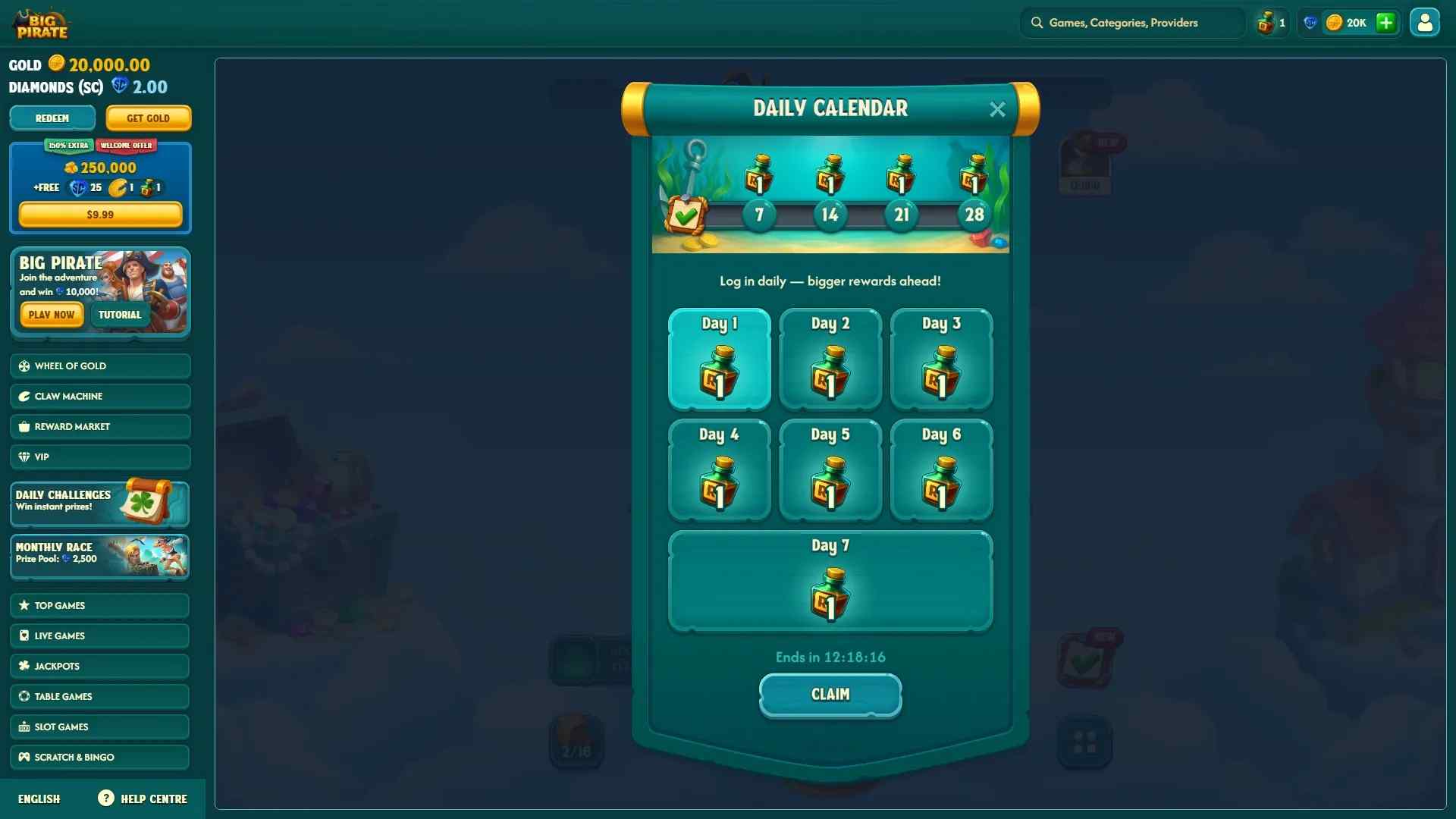 Daily Bonus